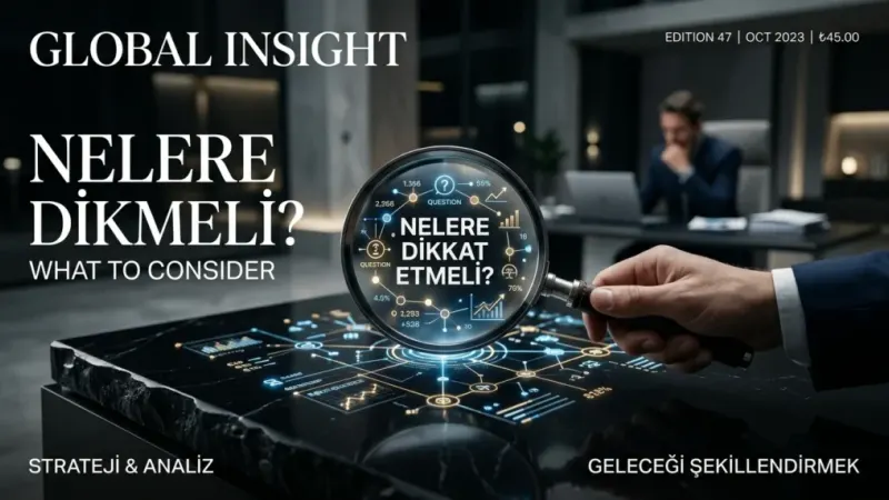For this article, select a creative concept directly related to the topic, and create visuals with cinematic quality and the aesthetic of an editorial magazine cover, ensuring each composition is unique and distinct. The visuals must be in landscape format, with a 16:9 aspect ratio, and feature a wide, horizontal composition—vertical or square formats are strictly prohibited. Wide landscape format only, no portrait, no square.“Nelere Dikkat Etmeli?”