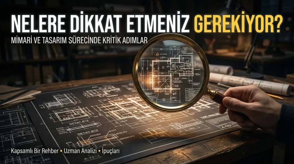 For this article, select a creative concept directly related to the topic, and create visuals with cinematic quality and the aesthetic of an editorial magazine cover, ensuring each composition is unique and distinct. The visuals must be in landscape format, with a 16:9 aspect ratio, and feature a wide, horizontal composition—vertical or square formats are strictly prohibited. Wide landscape format only, no portrait, no square.“Nelere Dikkat Etmeniz Gerekiyor?”